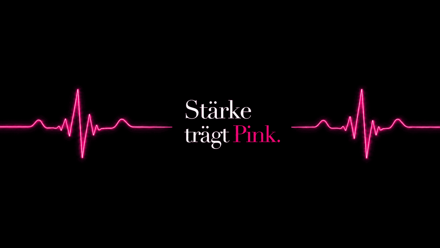 Stärke trägt Pink – Banner
